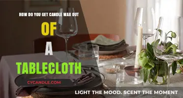 Effective Methods to Remove Candle Wax from Tablecloths Easily