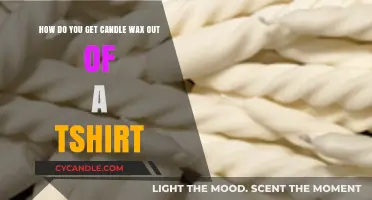 Quick Fixes: Removing Candle Wax Stains from Your T-Shirt Easily