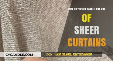 Removing Candle Wax from Sheer Curtains: Quick and Easy Solutions