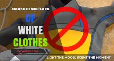 Effective Ways to Remove Candle Wax from White Clothes Easily