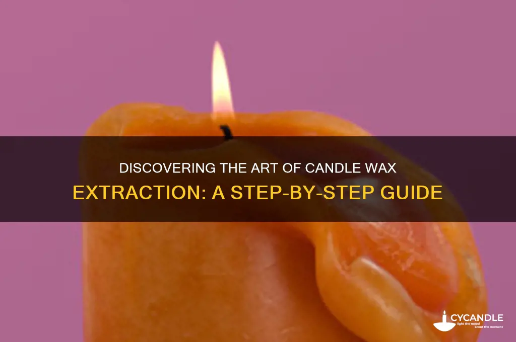 how do you get candle wax