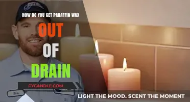 Effective Methods to Remove Paraffin Wax from Your Drain Easily