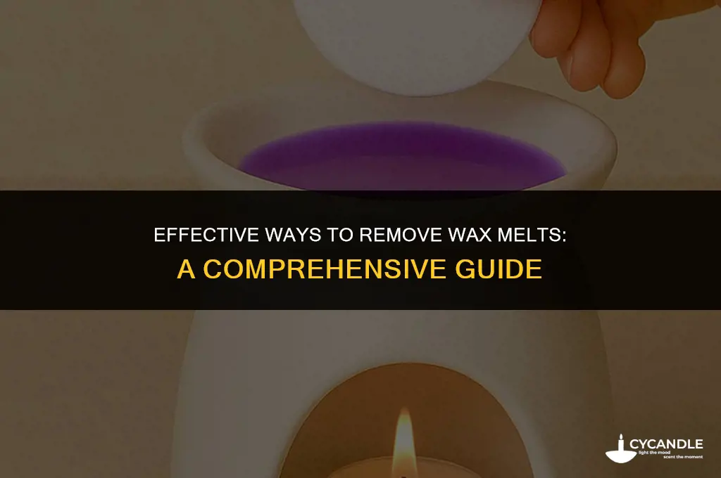 how do you get rid of wax melts