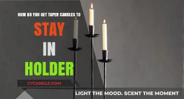 Securely Holding Taper Candles: Tips for a Steady, Safe Burn