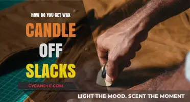 Quick Tips to Remove Wax Candle Stains from Slacks Easily