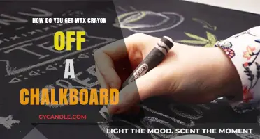 Erasing Creativity: Tips to Remove Wax Crayon from Chalkboards
