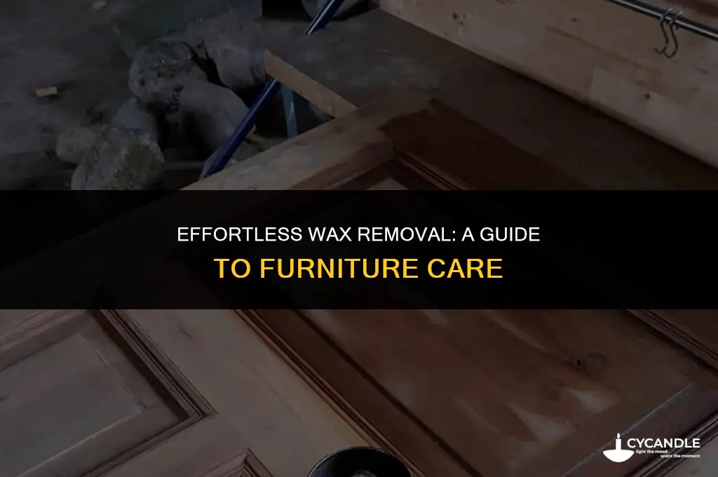 how do you get wax off of furniture
