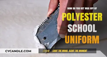 Effective Methods to Remove Wax from Polyester School Uniforms