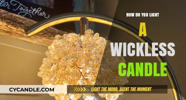 Effortless Ambiance: Mastering the Art of Lighting Wickless Candles