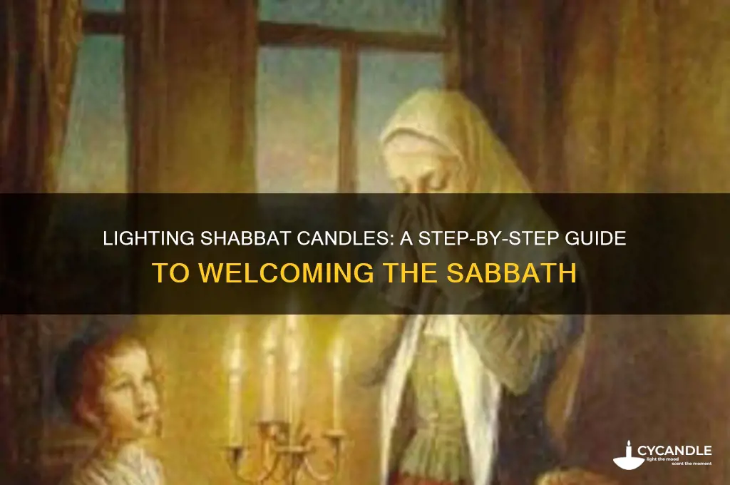 how do you light the shabbot candles