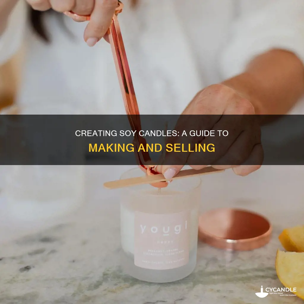 how do you maje soy candles to sell