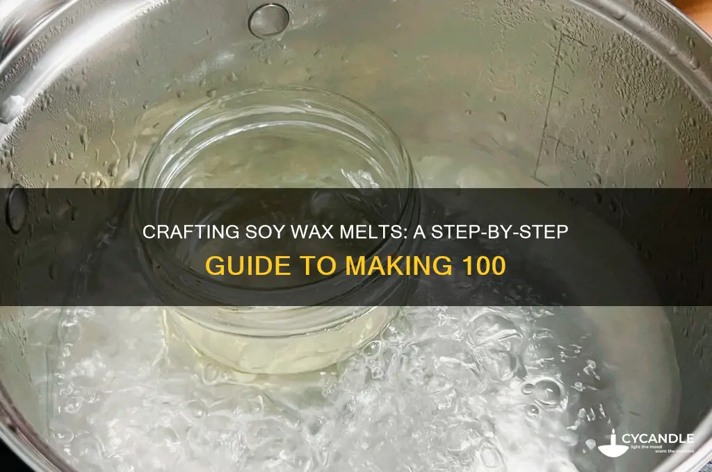 how do you make 100 soy wax melts