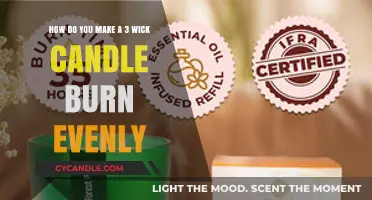 Mastering the Art of Evenly Burning 3-Wick Candles: Tips and Tricks