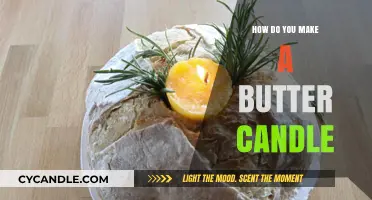 Crafting a Butter Candle: Simple Steps for a Natural Glow