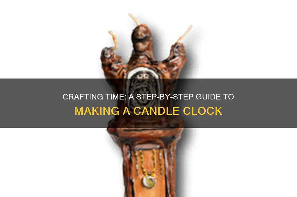 how do you make a candle clock