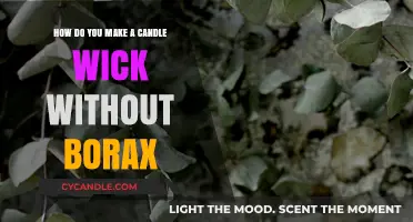 DIY Candle Wick: Borax-Free Methods for Homemade Candle Making