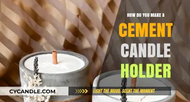 DIY Cement Candle Holder: Easy Crafting Steps for Stylish Decor
