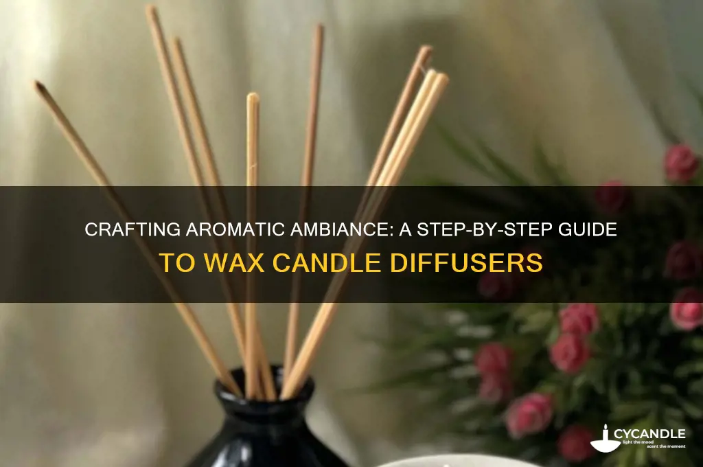 how do you make a wax candle diffuser