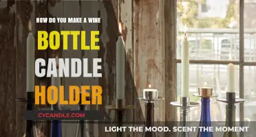 Crafting a Chic Wine Bottle Candle Holder: DIY Guide