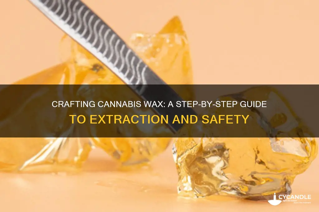 how do you make canabus wax