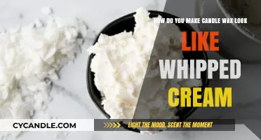 Whipped Wax Wonders: Crafting Candle Wax to Resemble Creamy Toppings
