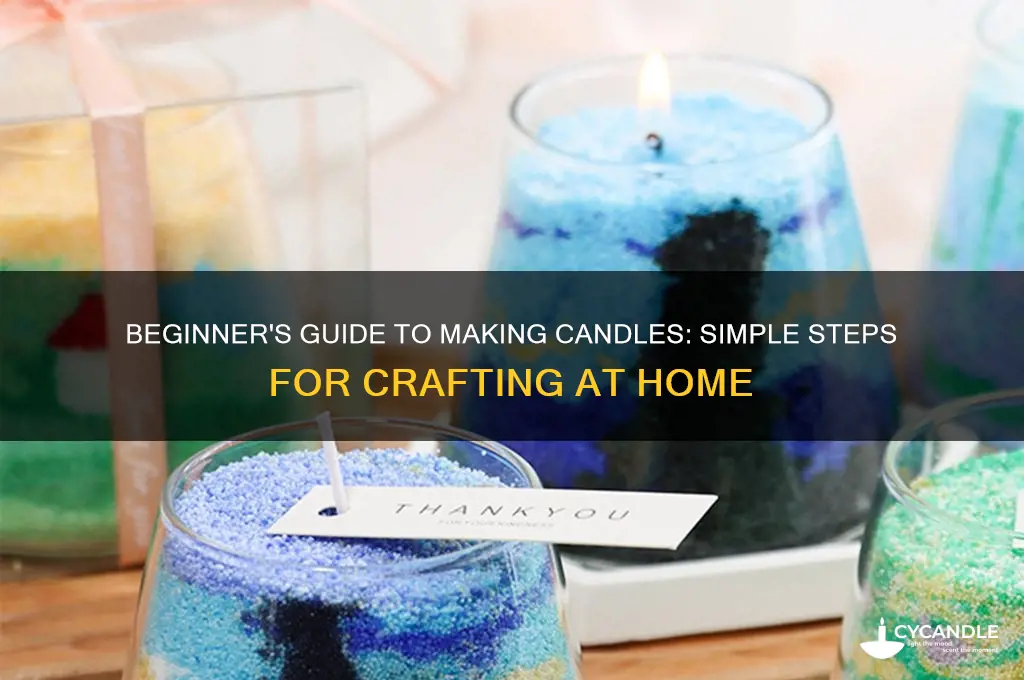 how do you make candles for beginners