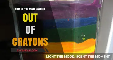 Creative Candle Making: Transforming Crayons into Colorful Homemade Candles