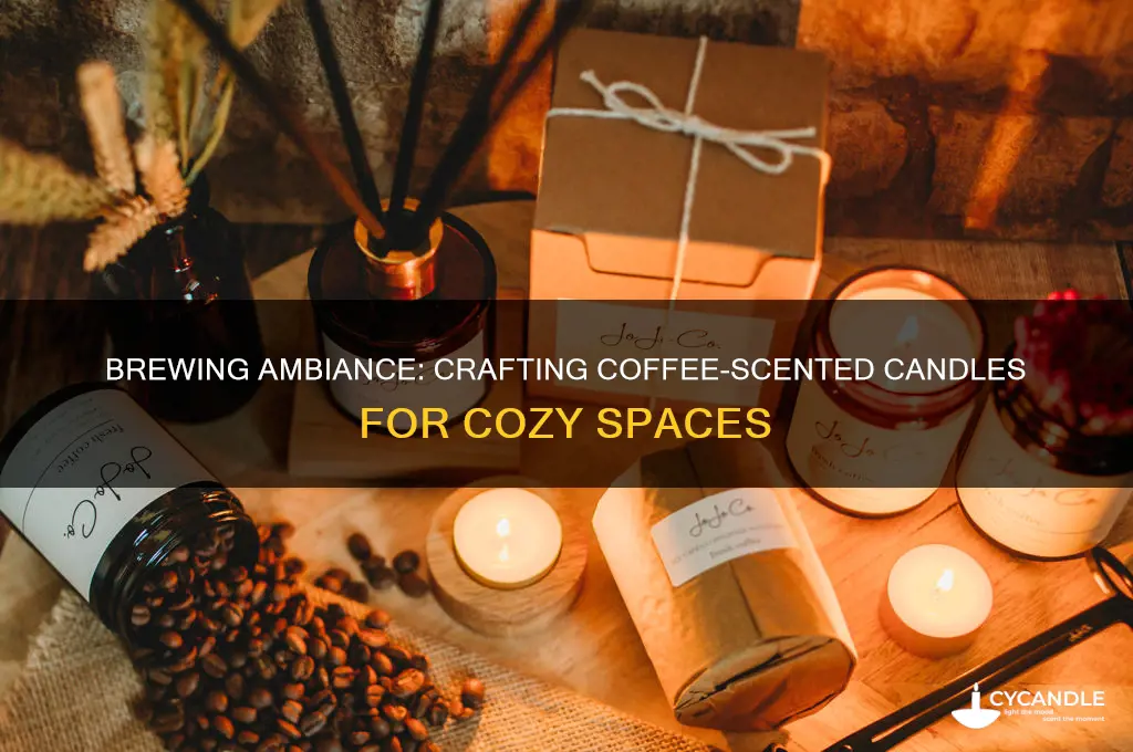how do you make coffee scented candles