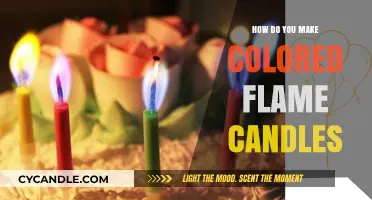 Crafting Vibrant Colored Flame Candles: A Step-by-Step DIY Guide