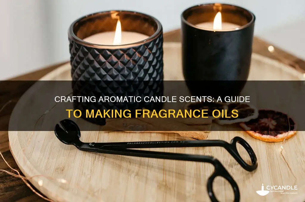 how do you make fragrance oils for candles