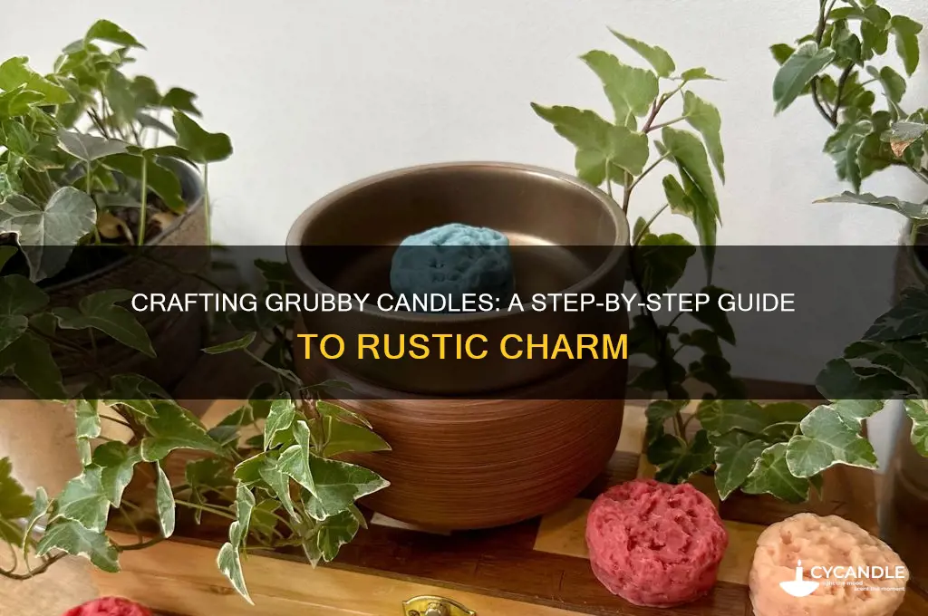 how do you make grubby candles