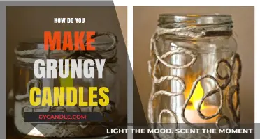 Crafting Grungy Candles: DIY Techniques for a Rustic, Vintage Look