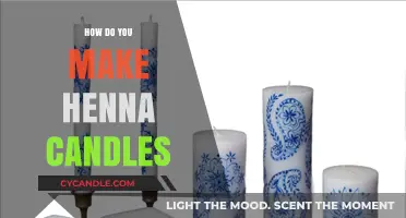 Crafting Beautiful Henna Candles: A Step-by-Step DIY Guide