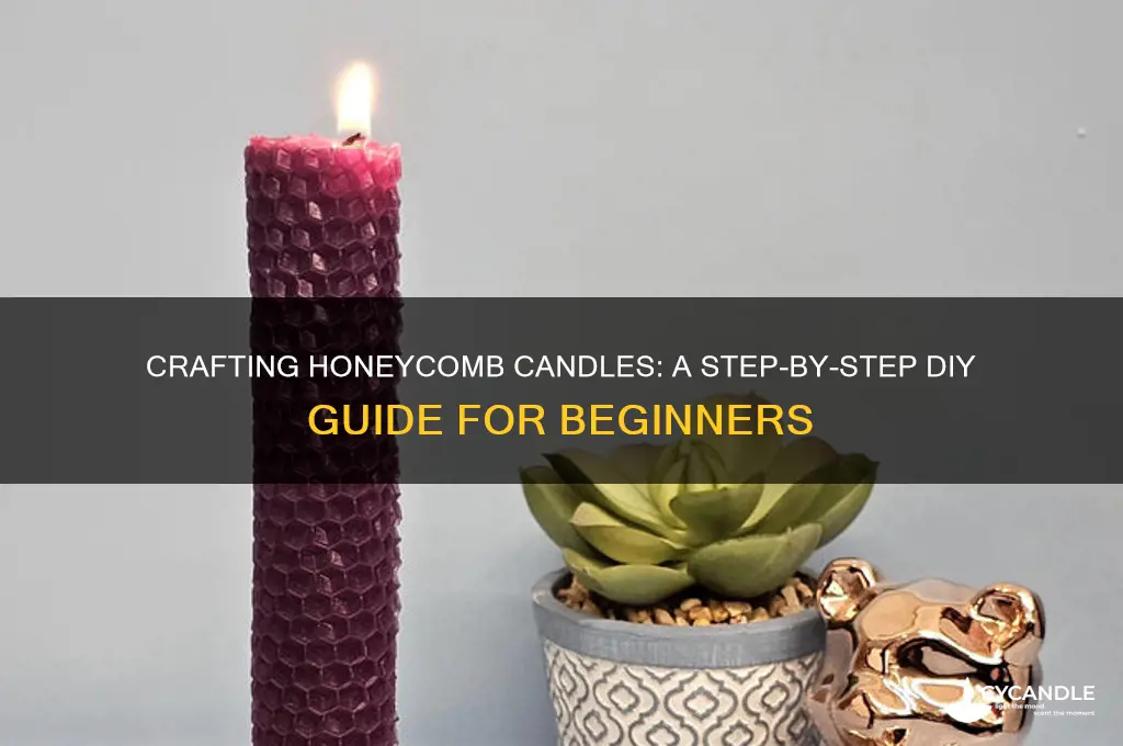 how do you make honeycomb candles