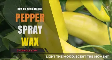 Crafting Fiery Protection: DIY Hot Pepper Spray Wax Recipe Guide