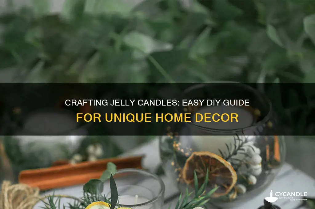 how do you make jelly candles
