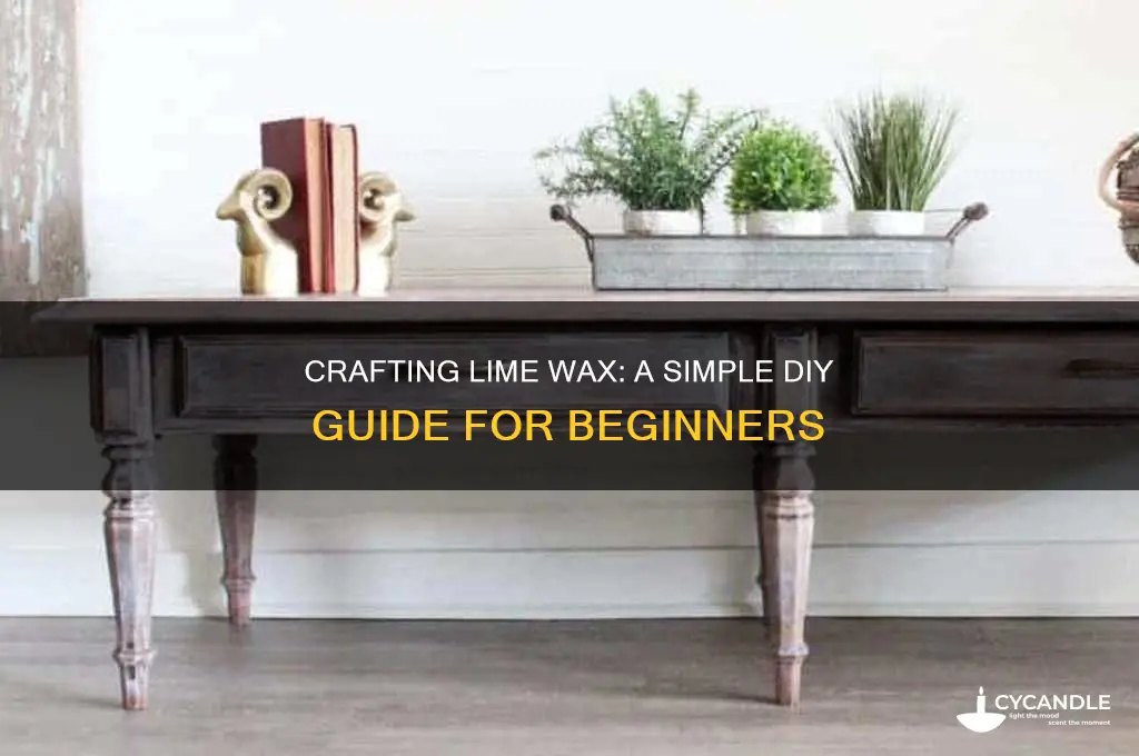 how do you make lime wax