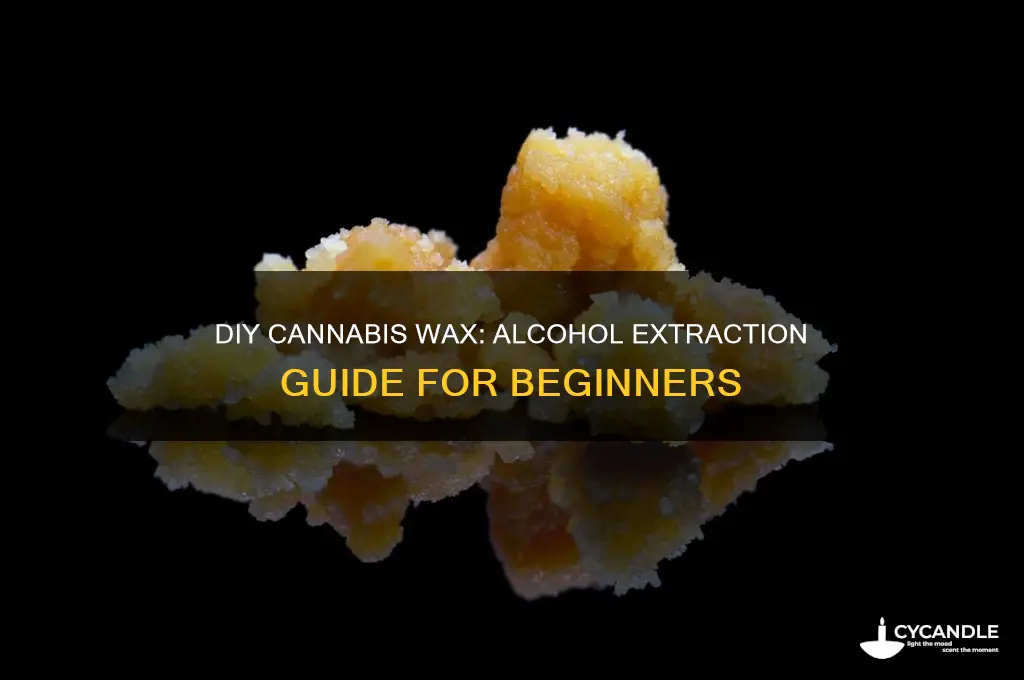 how do you make marijauana wax using alcohold