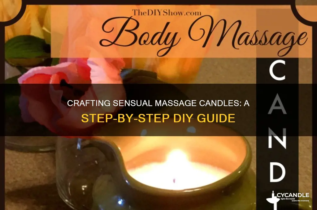 how do you make massage candles