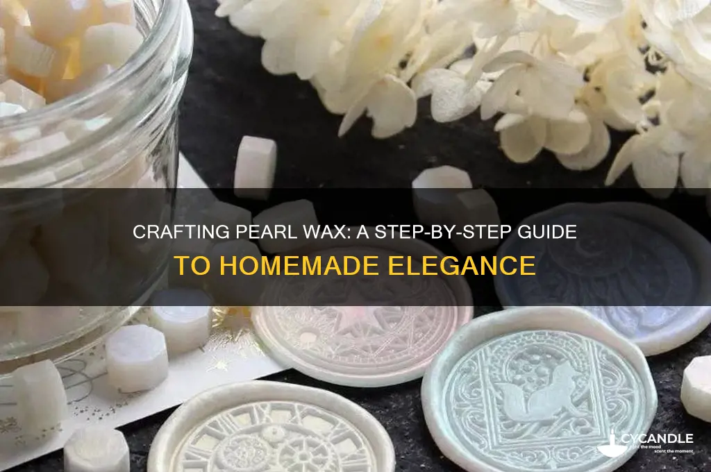 how do you make pearl wax