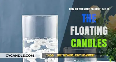 Elegant DIY: Floating Pearls in Candles for Magical Ambiance