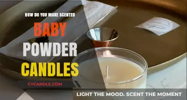 Crafting Scented Baby Powder Candles: A Simple DIY Guide