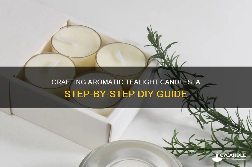 how do you make scented tealight candles