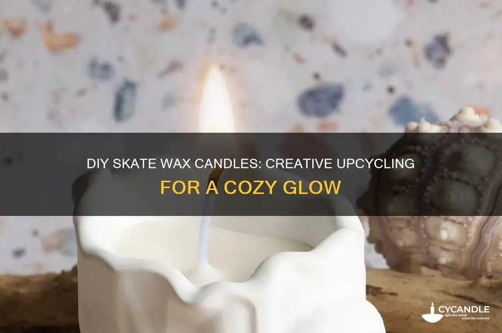 how do you make skate wax candle