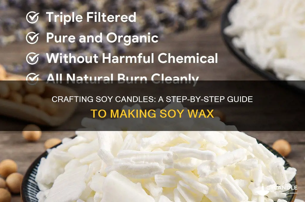 how do you make soy candle wax