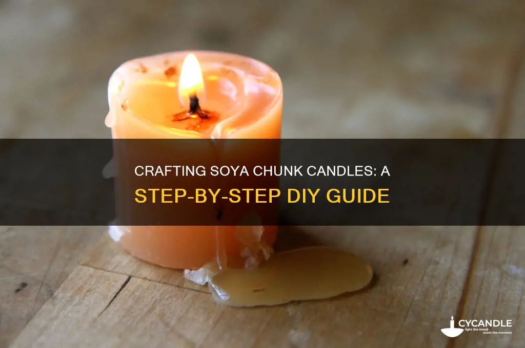 how do you make soya chunk candles