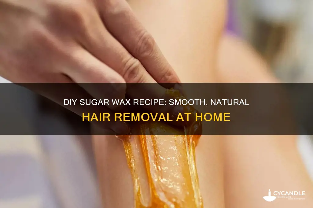 how do you make sugar wax for hair removal