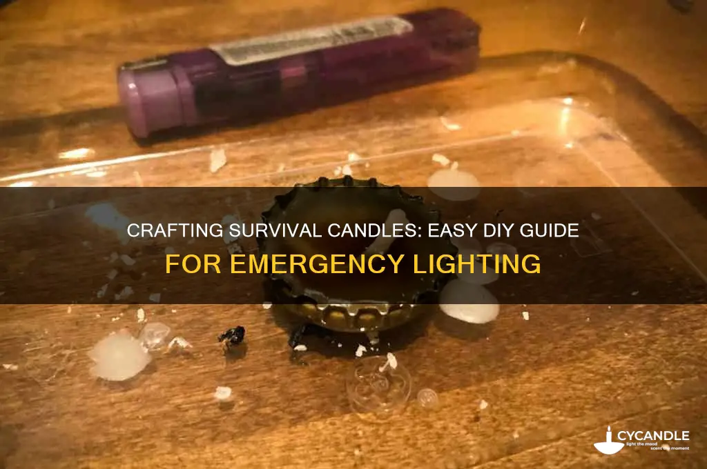 how do you make survival candles