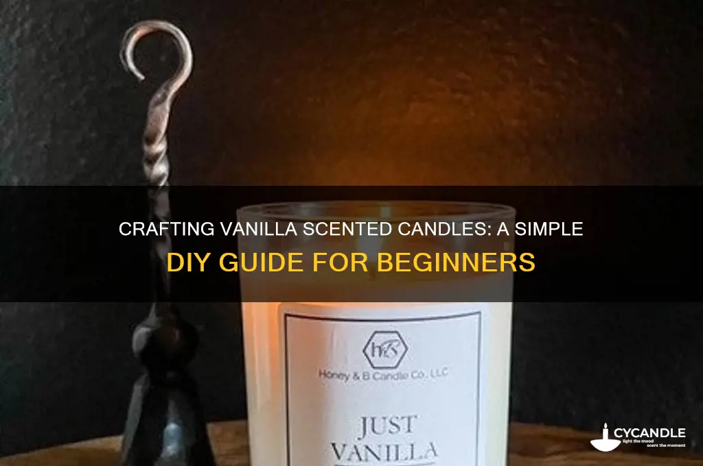 how do you make vanilla scented candles