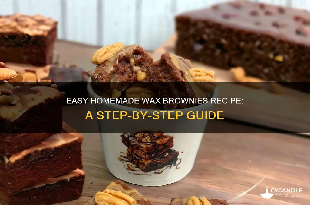 how do you make wax brownies